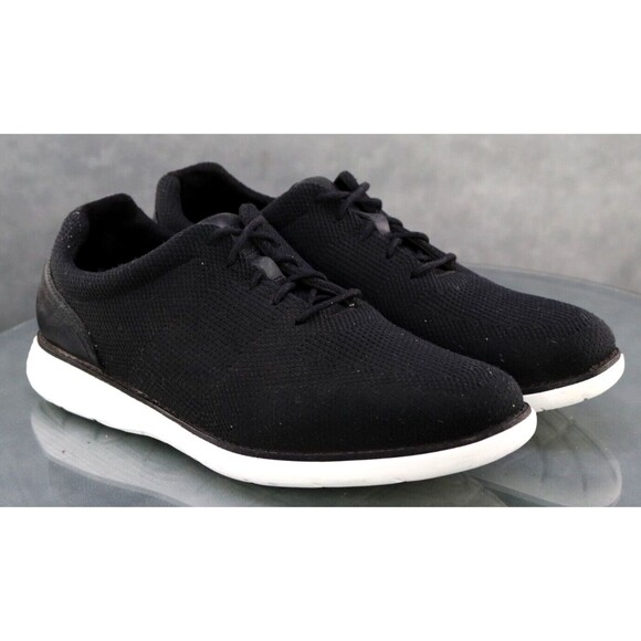Rockport Garett Mesh Men\'s Knit Oxford Sneakers Shoes Size 10 Black main image 5